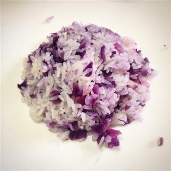 紫甘蓝焖饭的做法图解5
