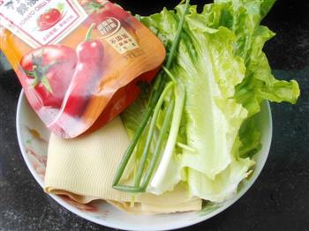 酱烤蔬菜卷的做法步骤1