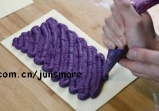 酥皮紫薯派的做法图解6