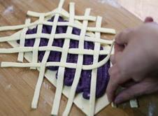 酥皮紫薯派的做法图解8