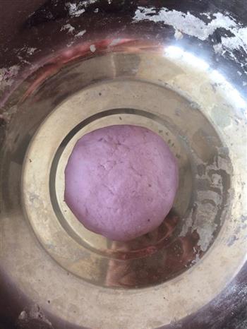 玫瑰紫薯馒头的做法图解4