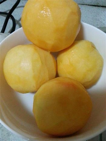 自制黄桃罐头的做法步骤2