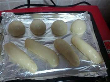 酥皮红豆面包＆肉松面包的做法步骤4