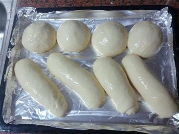 酥皮红豆面包＆肉松面包的做法步骤6