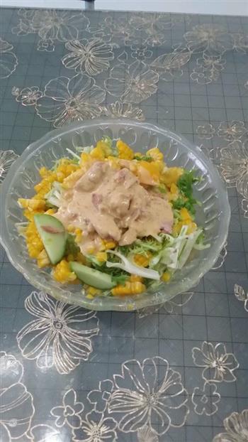 金枪鱼蔬菜沙拉的做法步骤5