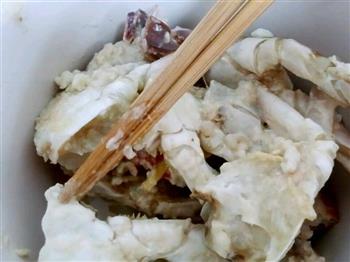 青咖喱蟹拌饭的做法步骤1