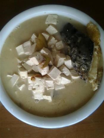 三文鱼头豆腐汤的做法步骤6