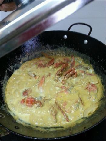 家常泰式咖喱蟹的做法步骤8