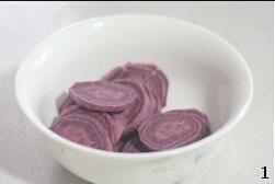 紫薯凉糕的做法图解1