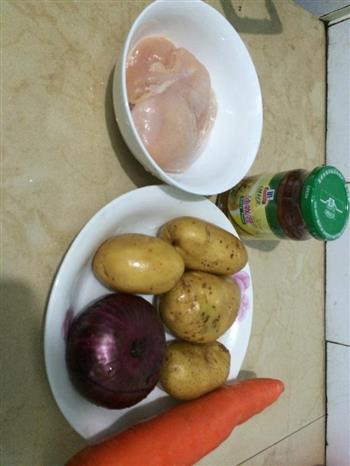 简单易学土豆咖喱鸡的做法步骤1