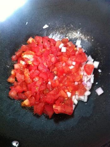 椰浆番茄炒菜花的做法图解2