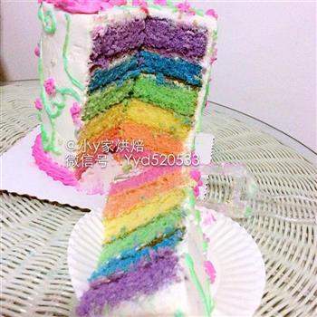 彩虹蛋糕的做法步骤11