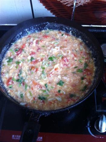 番茄鸡蛋疙瘩汤的做法步骤5