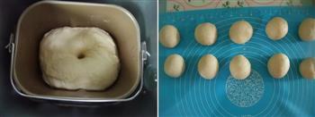 汤种豆沙花环面包的做法图解3