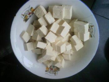 小白菜炖豆腐的做法图解2