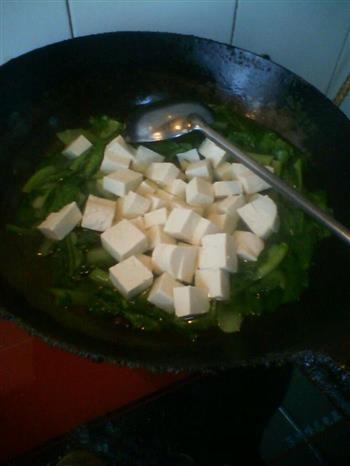 小白菜炖豆腐的做法步骤6