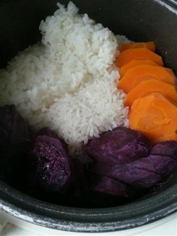 紫薯&胡萝卜泡菜鸡蛋卷的做法步骤2