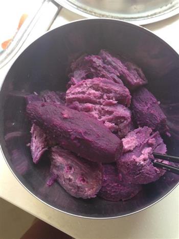 紫薯馅儿的做法图解2