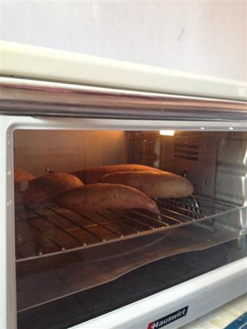 烤箱版烤地瓜的做法步骤2