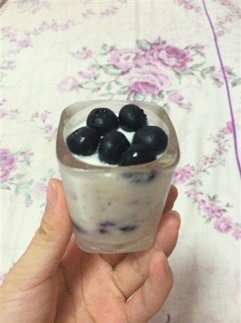 蓝莓酸奶布丁的做法图解6