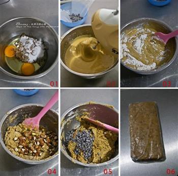 无油配方—意式坚果巧克力脆饼的做法步骤1