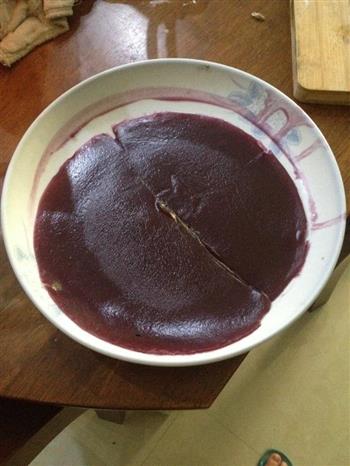 紫薯凉糕的做法图解2