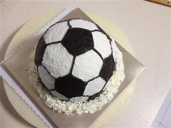 足球蛋糕的做法图解10