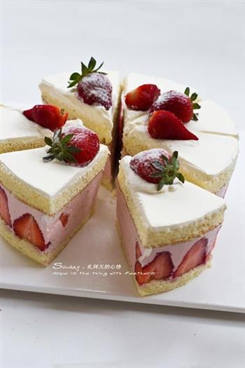 美—草莓冻芝士蛋糕的做法步骤5