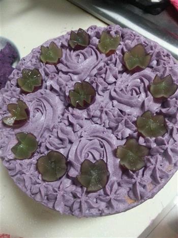 紫薯裱花蛋糕 的做法图解18