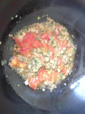 西红柿肉末炒面的做法步骤3