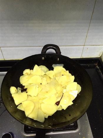酸辣土豆片的做法步骤5