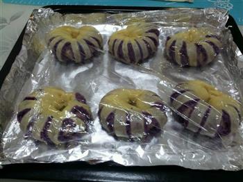 花型紫薯面包的做法步骤14
