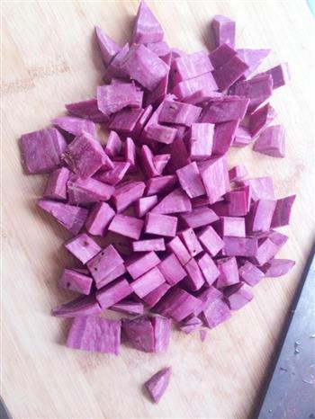 紫薯杂粮粥的做法图解2