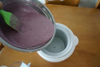 蓝莓酸奶冰淇淋的做法步骤4