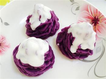 蓝莓酸奶紫薯泥的做法步骤7