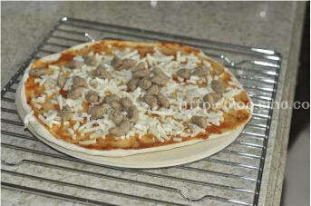 薄皮番茄罗勒意大利披萨的做法步骤11