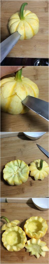 奶香花米南瓜饭的做法步骤2