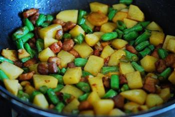 豆角土豆焖饭的做法图解4