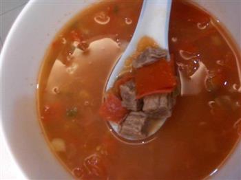 不放油的西红柿牛腩汤的做法步骤7