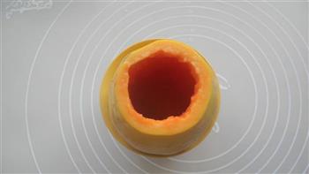 椰奶木瓜冻的做法图解4