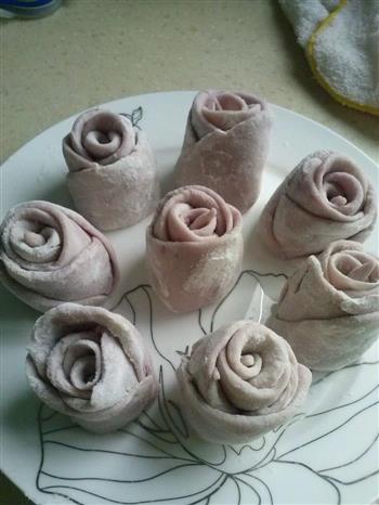 灰灰的紫薯玫瑰的做法步骤6