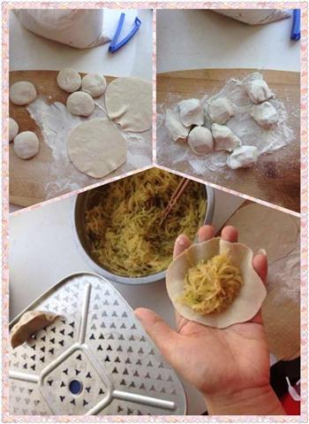 西瓜皮荞麦蒸饺的做法图解4