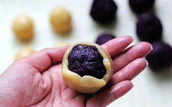 广式月饼-紫薯月饼的做法步骤6