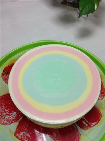 彩虹酸奶芒果慕斯蛋糕的做法图解1