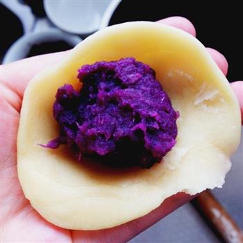 中式点心-紫薯酥的做法步骤10