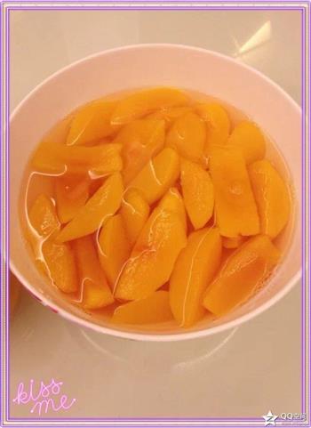 黄桃罐头的做法图解5