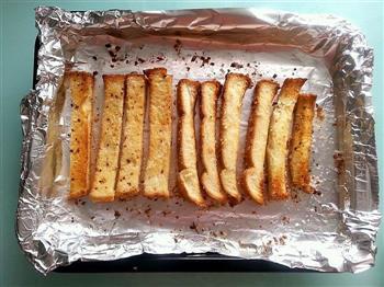 自制蒜香面包干的做法步骤3