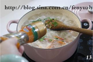 海鲜粥的做法步骤13