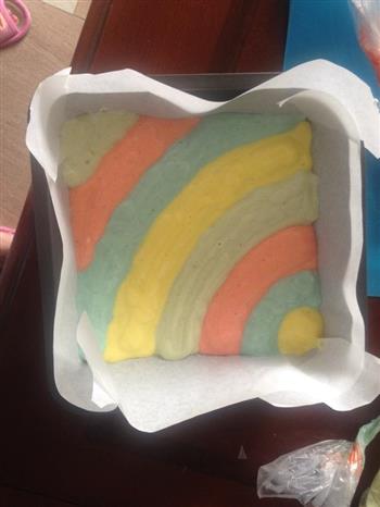 彩虹蛋糕卷的做法图解7