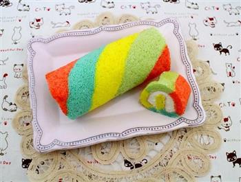 彩虹蛋糕卷的做法图解9
